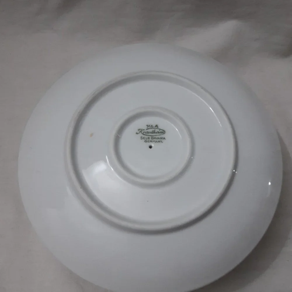 K & A Krautheim Selb Bavaria Germany Sauce Bowl with Attached Underplate Excelle